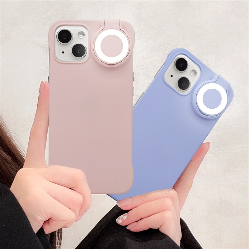 เคสโทรศัพท์แหวนไฟ LED ถ่ายภาพสวย
